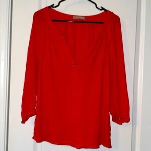 Banana Republic Red Blouse, Small, Used